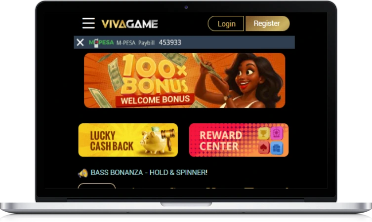 Schermata dell app mobile Vivabet su smartphone